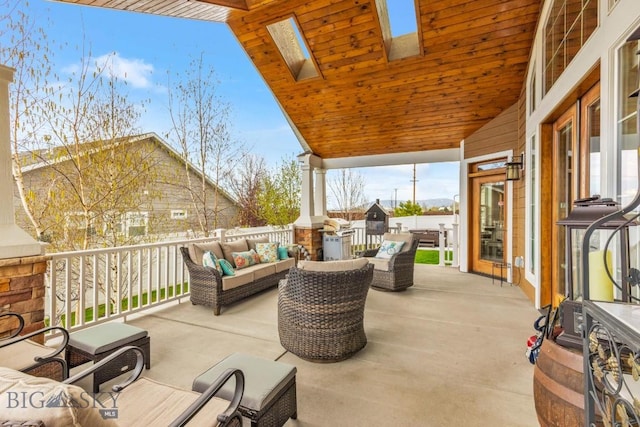 754 Milestone Dr, Belgrade, MT 59714 - view of patio with an outdoor living space