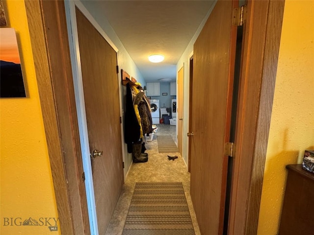 105 Country Club Ln, Butte, MT 59701 - hallway featuring carpet floors