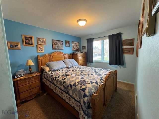 105 Country Club Ln, Butte, MT 59701 - bedroom with dark carpet and baseboards