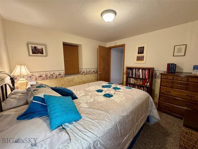 105 Country Club Ln, Butte, MT 59701 - bedroom with carpet floors and a textured ceiling