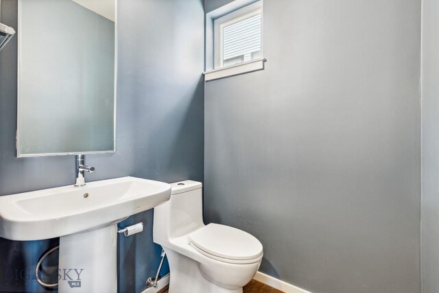 bathroom with toilet