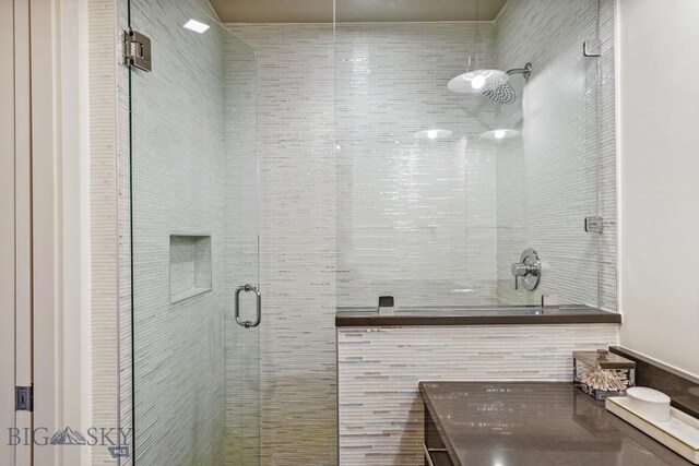 full bath with a stall shower