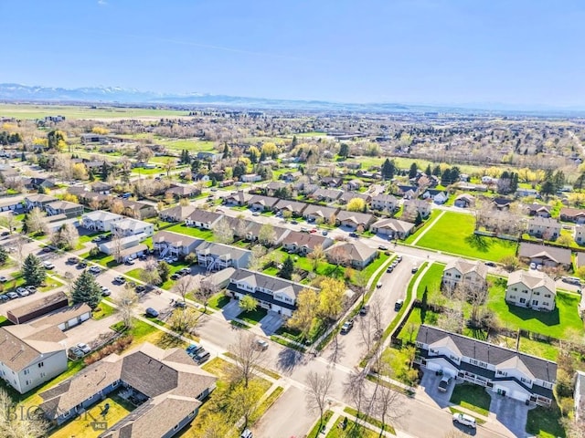 aerial perspective of suburban area