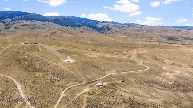 2200 Sugarloaf Mountain Rd, Glen, MT 59732 - aerial view of sparsely populated area featuring mountains and a desert landscape