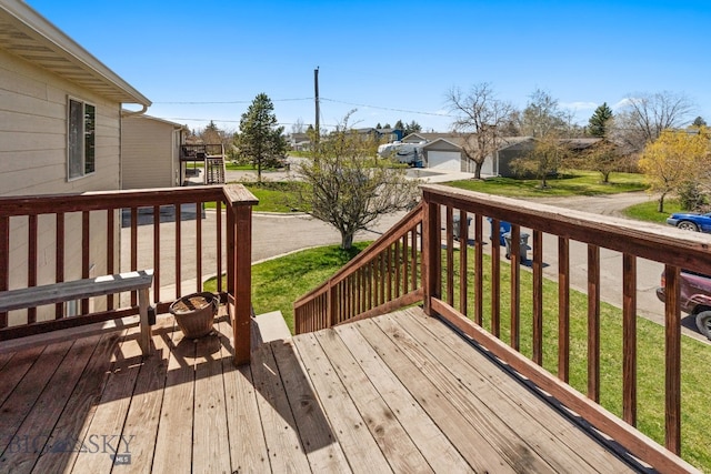 500/502 Idaho St, Belgrade, MT 59714 - deck with a lawn