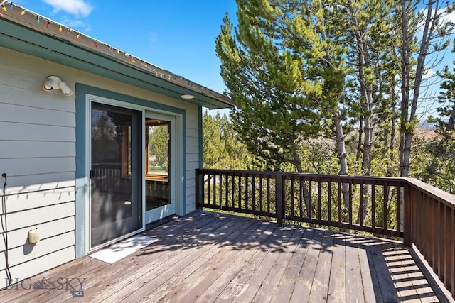 3450 W Hollyhock Dr, Belgrade, MT 59714 - view of wooden deck