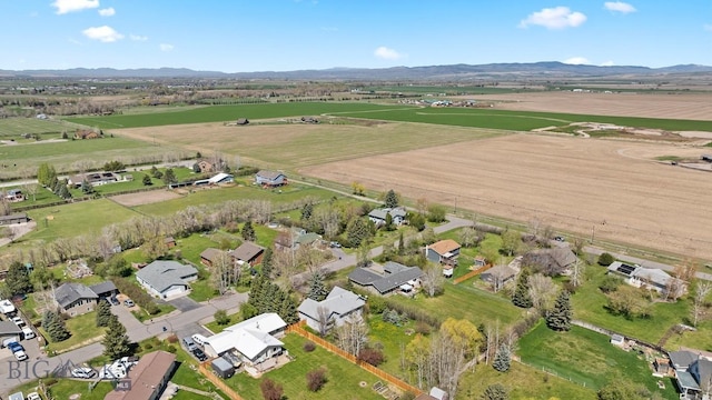 3450 W Hollyhock Dr, Belgrade, MT 59714 - view of property location with rural landscape, farmland, and a mountain backdrop