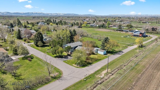 3450 W Hollyhock Dr, Belgrade, MT 59714 - aerial view of sparsely populated area with mountains