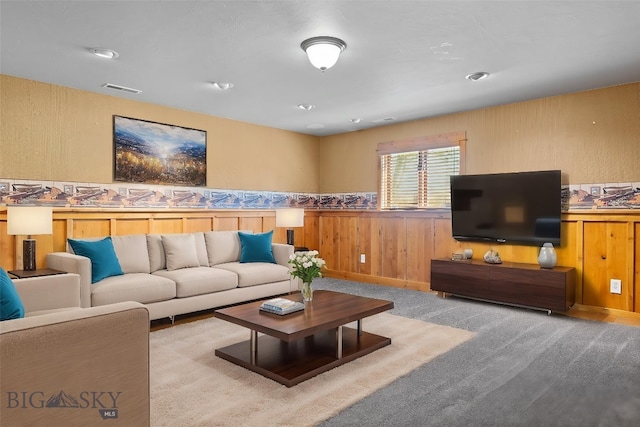 3450 W Hollyhock Dr, Belgrade, MT 59714 - living area featuring wainscoting