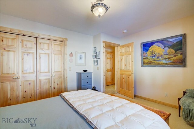 101 Deerfoot Trl, Ennis, MT 59729 - carpeted bedroom with baseboards and a closet