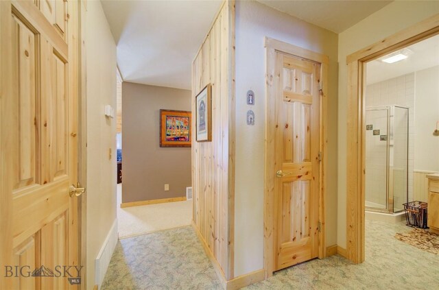 101 Deerfoot Trl, Ennis, MT 59729 - hall featuring light colored carpet and baseboards