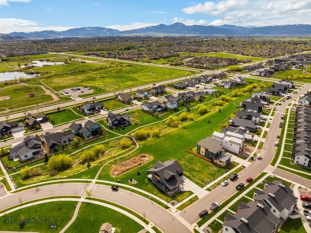 1650 Windrow, Bozeman, MT 59718 - aerial perspective of suburban area with a water and mountain view