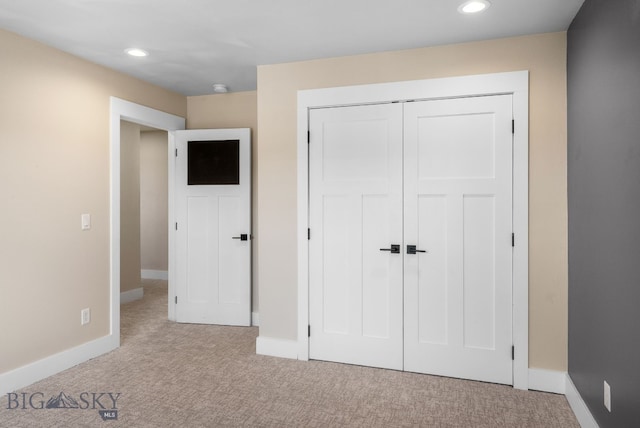 1650 Windrow, Bozeman, MT 59718 - unfurnished bedroom featuring carpet floors, recessed lighting, baseboards, and a closet