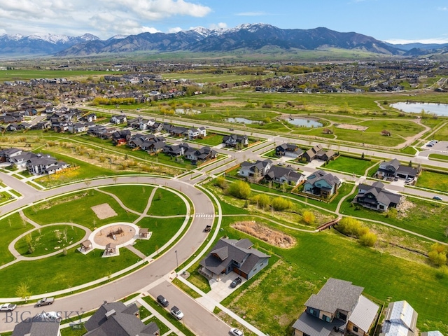 1650 Windrow, Bozeman, MT 59718 - aerial perspective of suburban area with a water and mountain view