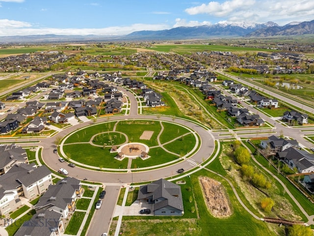 1650 Windrow, Bozeman, MT 59718 - aerial view of property's location with nearby suburban area and a mountain backdrop