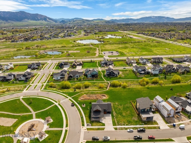 1650 Windrow, Bozeman, MT 59718 - aerial perspective of suburban area featuring a water and mountain view