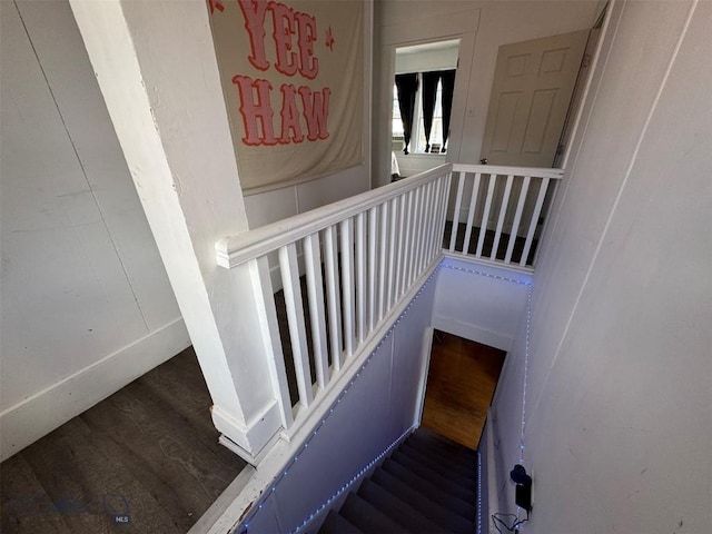 1100 Caledonia St, Butte, MT 59701 - stairway with wood finished floors