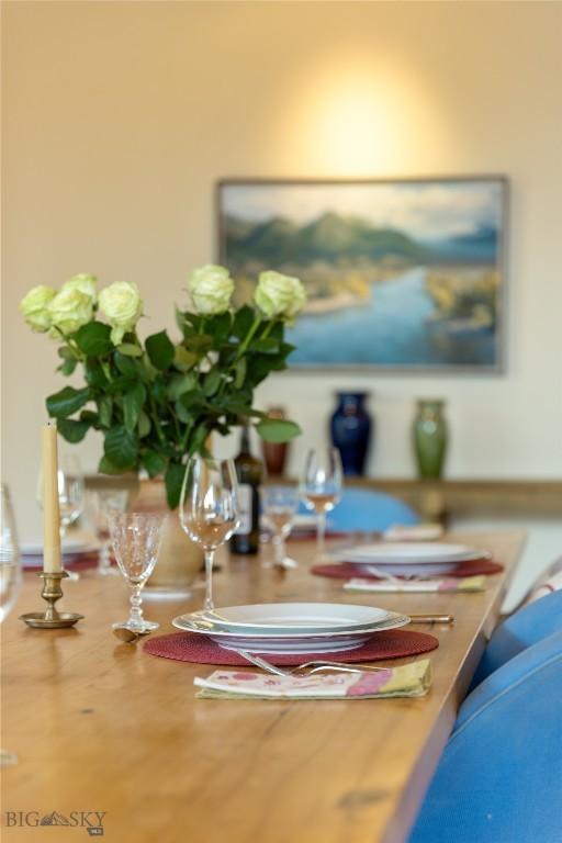 dining area view