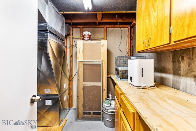 view of basement
