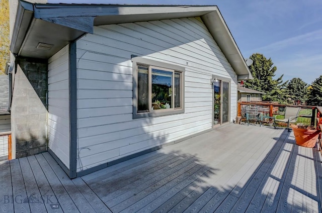1816 S Rouse Unit 1 & 2, Bozeman, MT 59715 - view of wooden deck