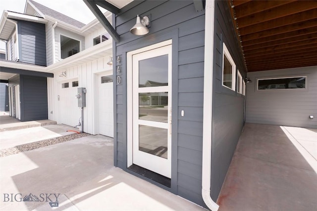440 Meriwether Ave, Bozeman, MT 59718 - entrance to property featuring board and batten siding