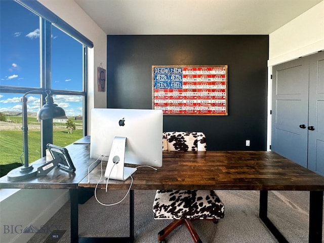 view of office space