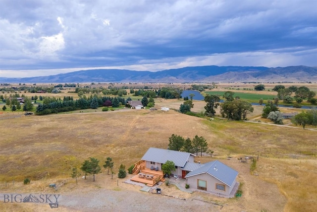 28 Loch Leven Rd, Livingston, MT 59047 - overview of rural landscape with a mountain backdrop
