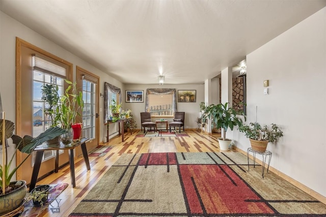 517 W Daly, Walkerville, MT 59701 - sitting room with wood finished floors and baseboards