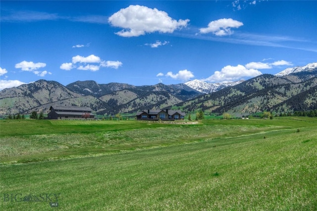419 Upper Autumn Ridge Rd, Bozeman, MT 59715 - mountain view with rural landscape and a pastoral area