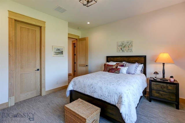 419 Upper Autumn Ridge Rd, Bozeman, MT 59715 - bedroom featuring carpet flooring, recessed lighting, and baseboards