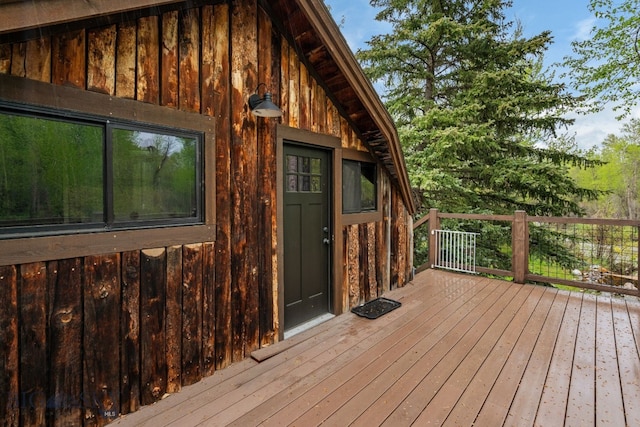 view of deck