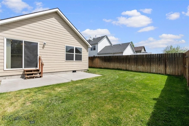 550 Green Tree, Belgrade, MT 59714 - rear view of property featuring a patio area, entry steps, and crawl space