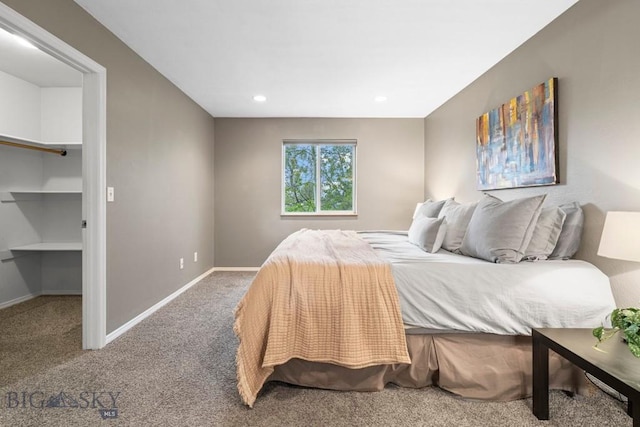 285 Hereford Dr, Belgrade, MT 59714 - bedroom with carpet floors, baseboards, and recessed lighting