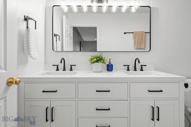 285 Hereford Dr, Belgrade, MT 59714 - bathroom with toilet and double vanity