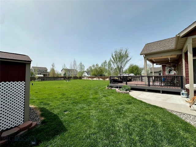 72 River Woods Rd, Belgrade, MT 59714 - view of yard featuring a wooden deck