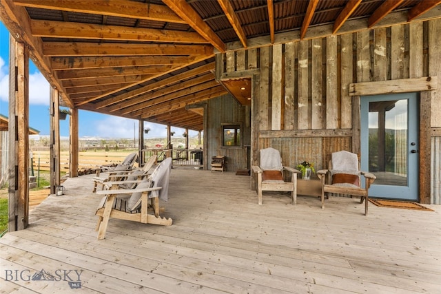 view of deck