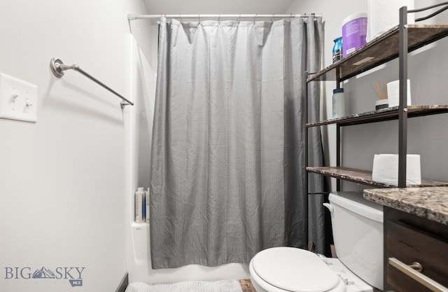 705 Halfpipe St Unit B, Belgrade, MT 59714 - bathroom with toilet, vanity, and shower / bath combo