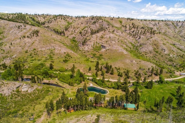 101 W Bridger Creek Rd, Big Timber, MT 59011 - aerial view of property's location with a mountainous background