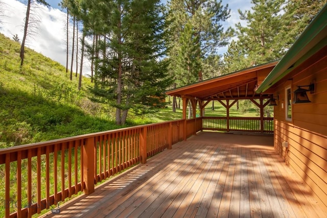 101 W Bridger Creek Rd, Big Timber, MT 59011 - view of wooden deck