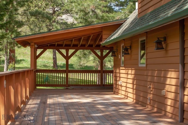 101 W Bridger Creek Rd, Big Timber, MT 59011 - view of wooden deck
