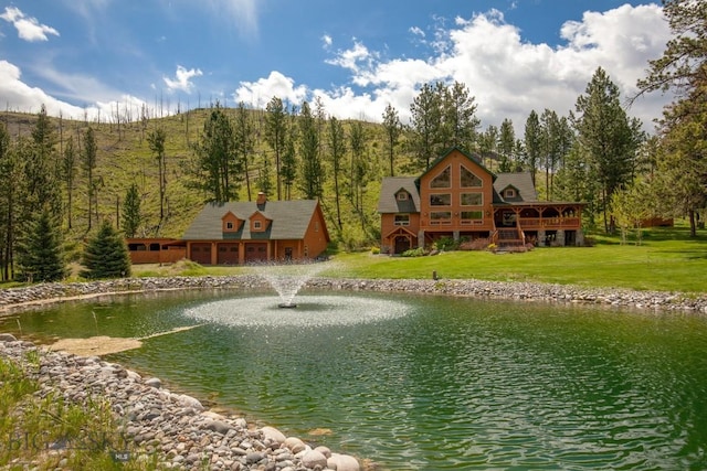 101 W Bridger Creek Rd, Big Timber, MT 59011 - water view with a forest