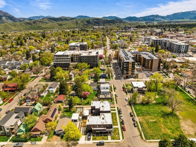 aerial view of mountains