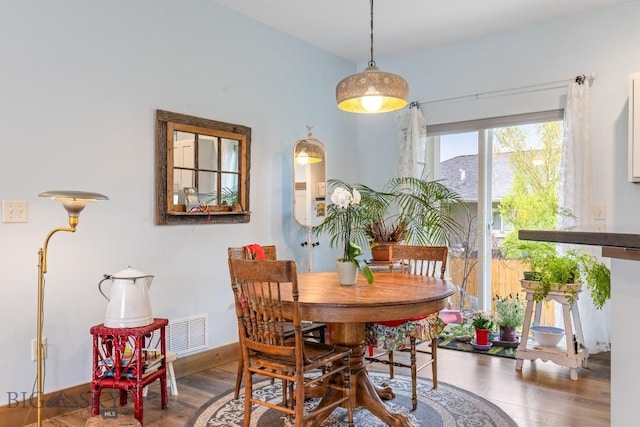182 Snowy Owl Trl, Bozeman, MT 59718 - dining room with wood finished floors