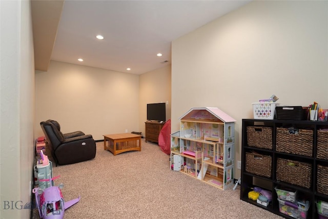 508 Coral Dr, Belgrade, MT 59714 - playroom featuring carpet flooring and recessed lighting
