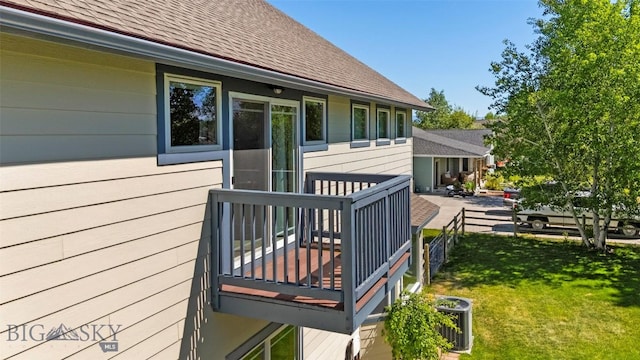 508 Coral Dr, Belgrade, MT 59714 - wooden terrace featuring a lawn