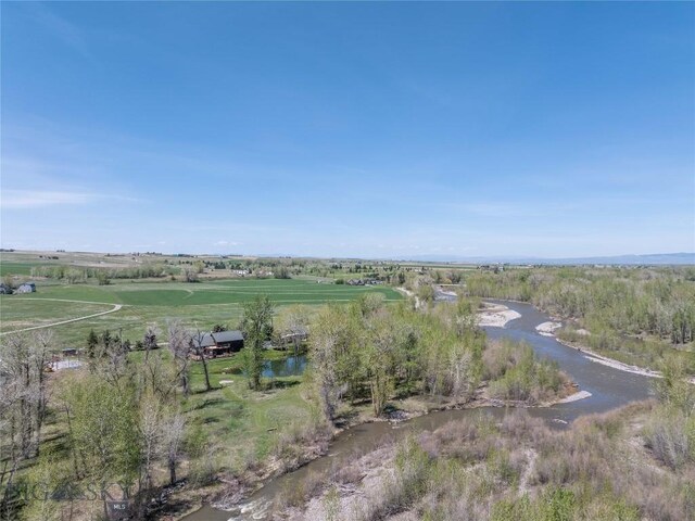9704 River Rd, Bozeman, MT 59718 - aerial view of sparsely populated area with a nearby body of water