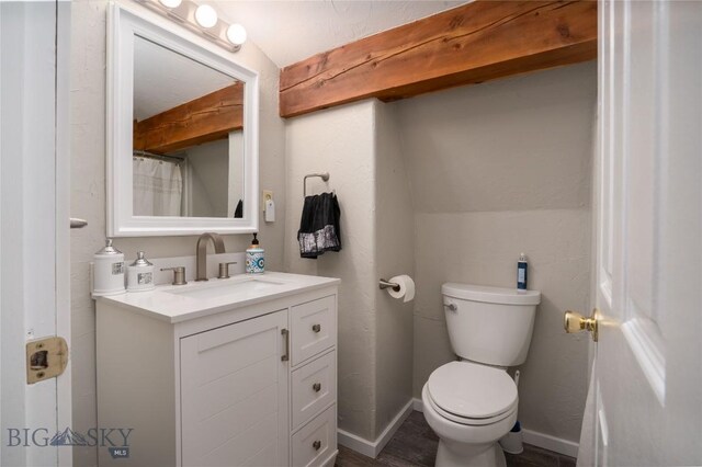 9704 River Rd, Bozeman, MT 59718 - full bathroom with toilet and vanity