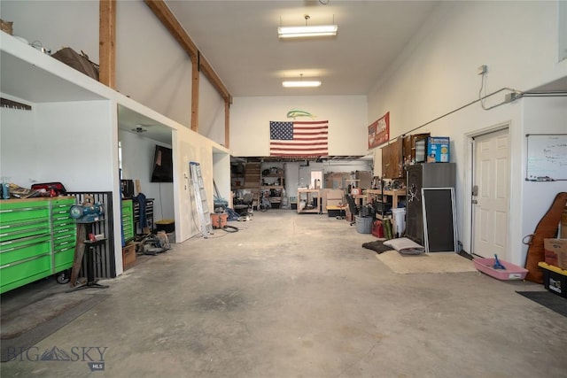 9704 River Rd, Bozeman, MT 59718 - view of garage