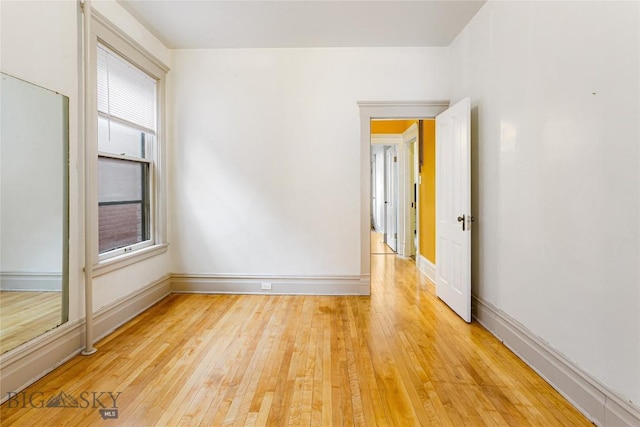 822 W Park St, Butte, MT 59701 - unfurnished room featuring light wood-style flooring and baseboards