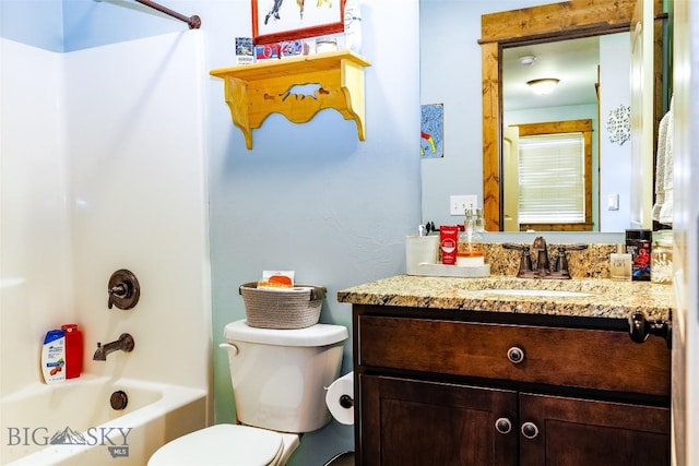 1602 Ingomar Blvd, Belgrade, MT 59714 - bathroom with toilet, shower / tub combination, and vanity